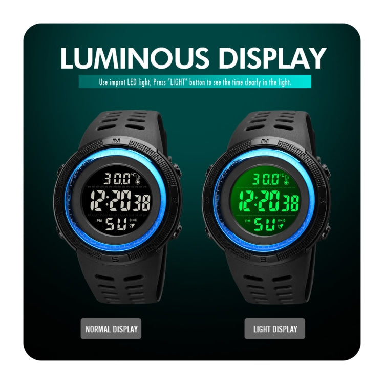 skmei-1681-multifunctional-led-digital-display-luminous-electronic-watch-support-body-ambient-temperature-measurementblack-white