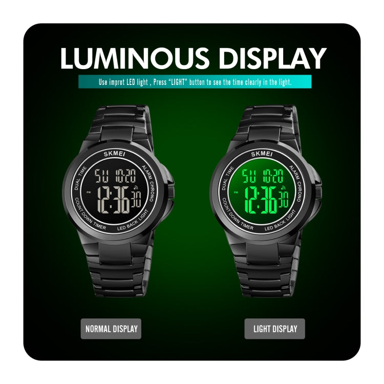 skmei-1712-dual-time-led-digital-display-luminous-stainless-steel-strap-electronic-watchsilver-and-black