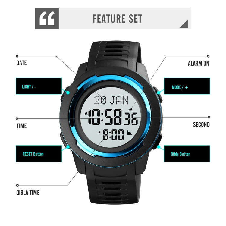 skmei-1729-qibla-calendar-timing-multifunctional-led-digital-display-luminous-electronic-watchgold-and-black