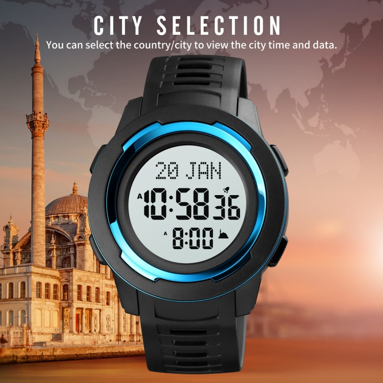 skmei-1729-qibla-calendar-timing-multifunctional-led-digital-display-luminous-electronic-watchgold-and-black