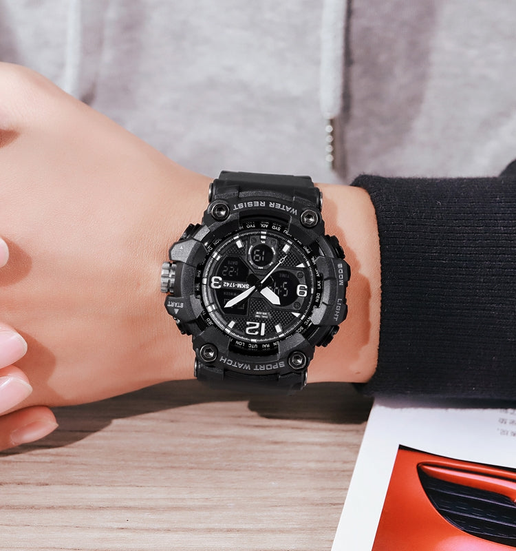 skmei-1742-four-screen-led-digital-display-luminous-sports-shockproof-electronic-watch-for-menblack