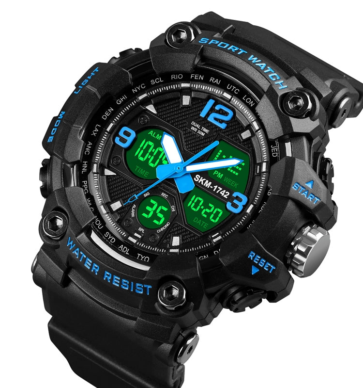 skmei-1742-four-screen-led-digital-display-luminous-sports-shockproof-electronic-watch-for-menblue