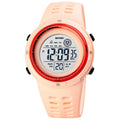 skmei-1773-triplicate-round-led-dual-time-digital-display-colorful-backlight-electronic-watchpink
