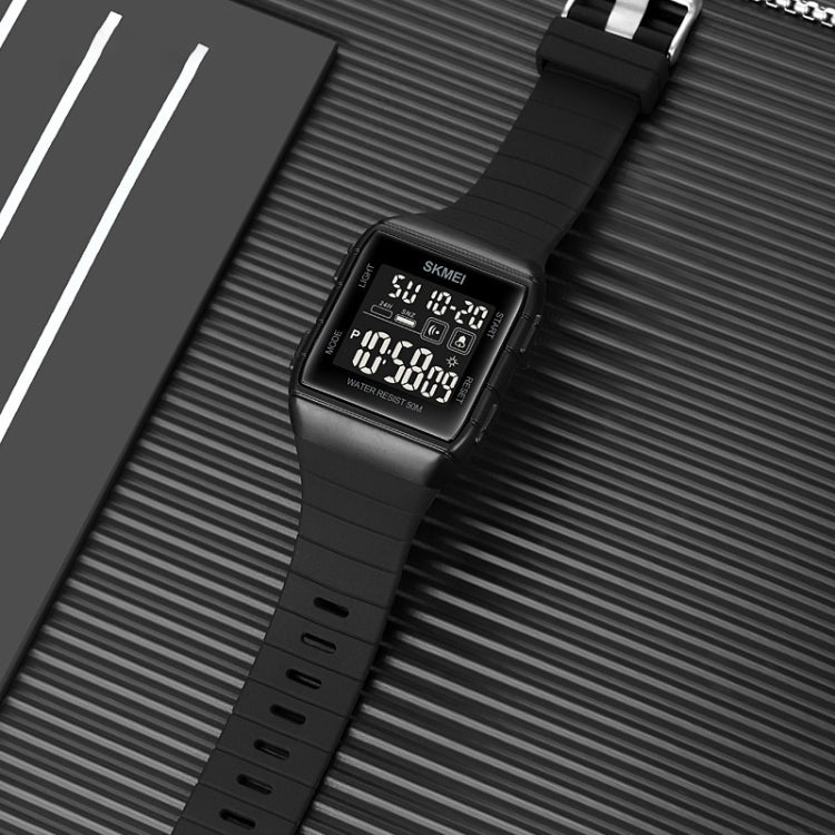 skmei-1960-stainless-steel-buckle-silicone-strap-waterproof-electronic-watchblack-gold