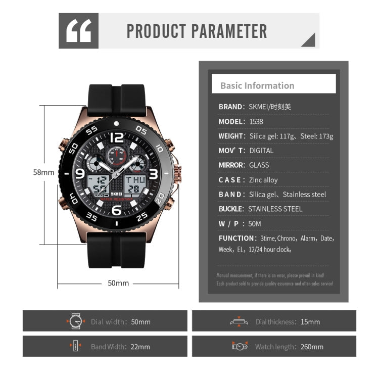 skmei-1538-multi-function-time-large-dial-steel-belt-men-casual-sports-electronic-watchsilver-silicone-belt