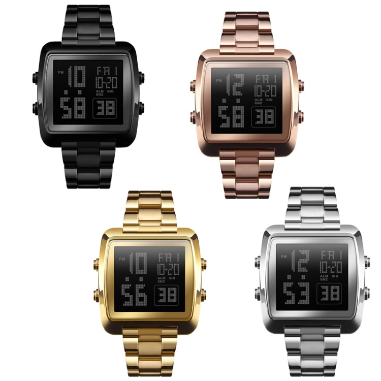skmei-1369-retro-waterproof-gold-watch-men-steel-belt-luminous-square-watchblack