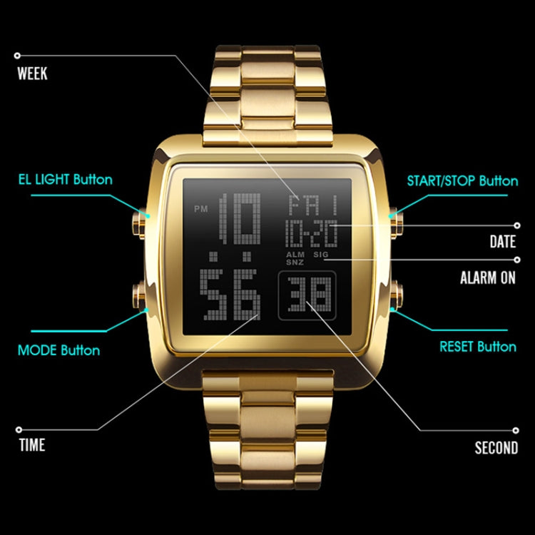 skmei-1369-retro-waterproof-gold-watch-men-steel-belt-luminous-square-watchblack