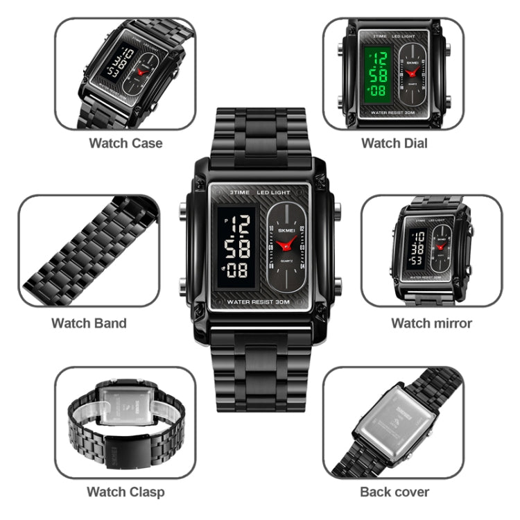 skmei-1868-square-double-display-waterproof-men-watch-style-steel-belt-black