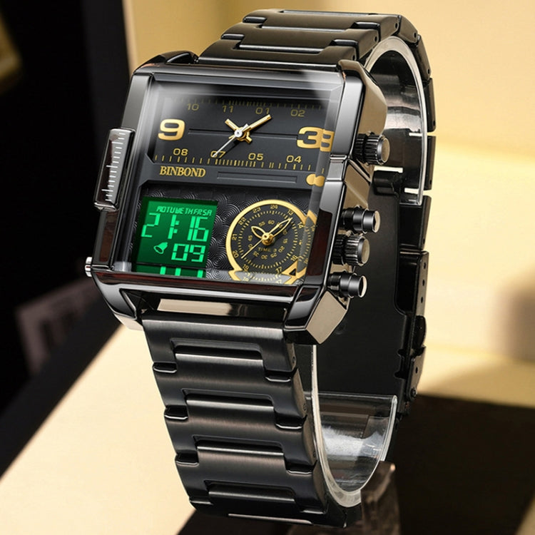 binbond-b3332-square-multifunctional-sports-quartz-waterproof-watchfull-gold-black