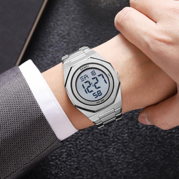 skmei-2479-men-business-casual-multi-function-chronograph-electronic-watchsilver