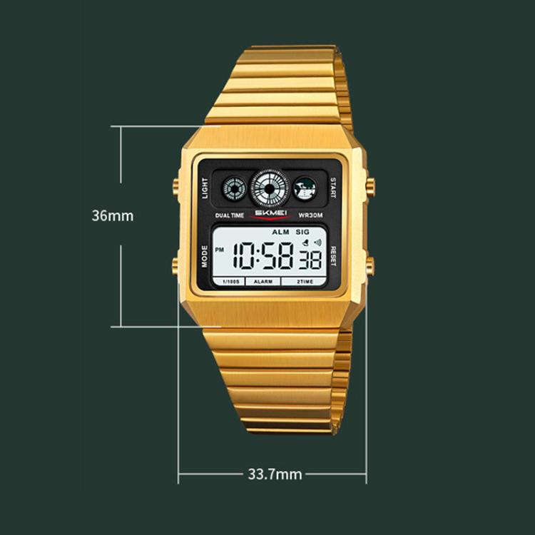 skmei-2450-men-business-multifunctional-watch-casual-waterproof-square-electronic-watchblack