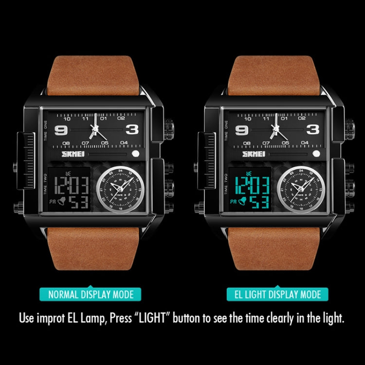 skmei-1391-multifunctional-men-business-digital-watch-30m-waterproof-square-dial-wrist-watch-with-leather-watchbandsilver-black